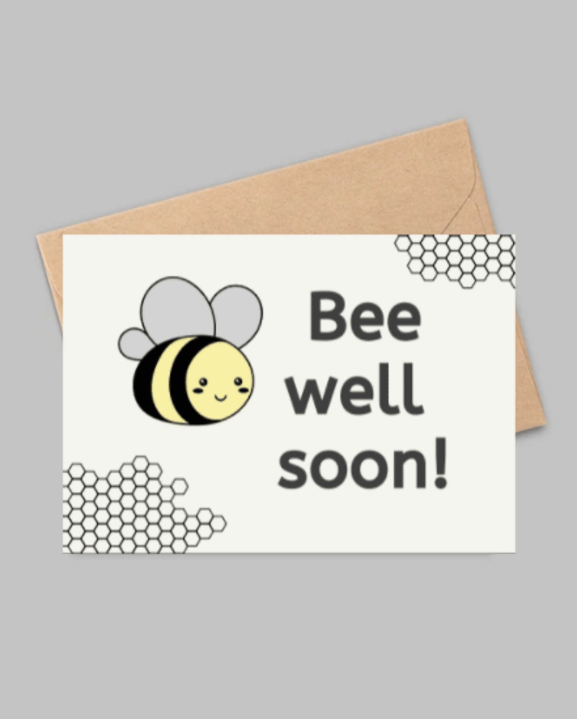 5 foldable get well card printable get well cards funny | Etsy