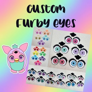 Custom Furby Eyes- Your Choice - Read Description