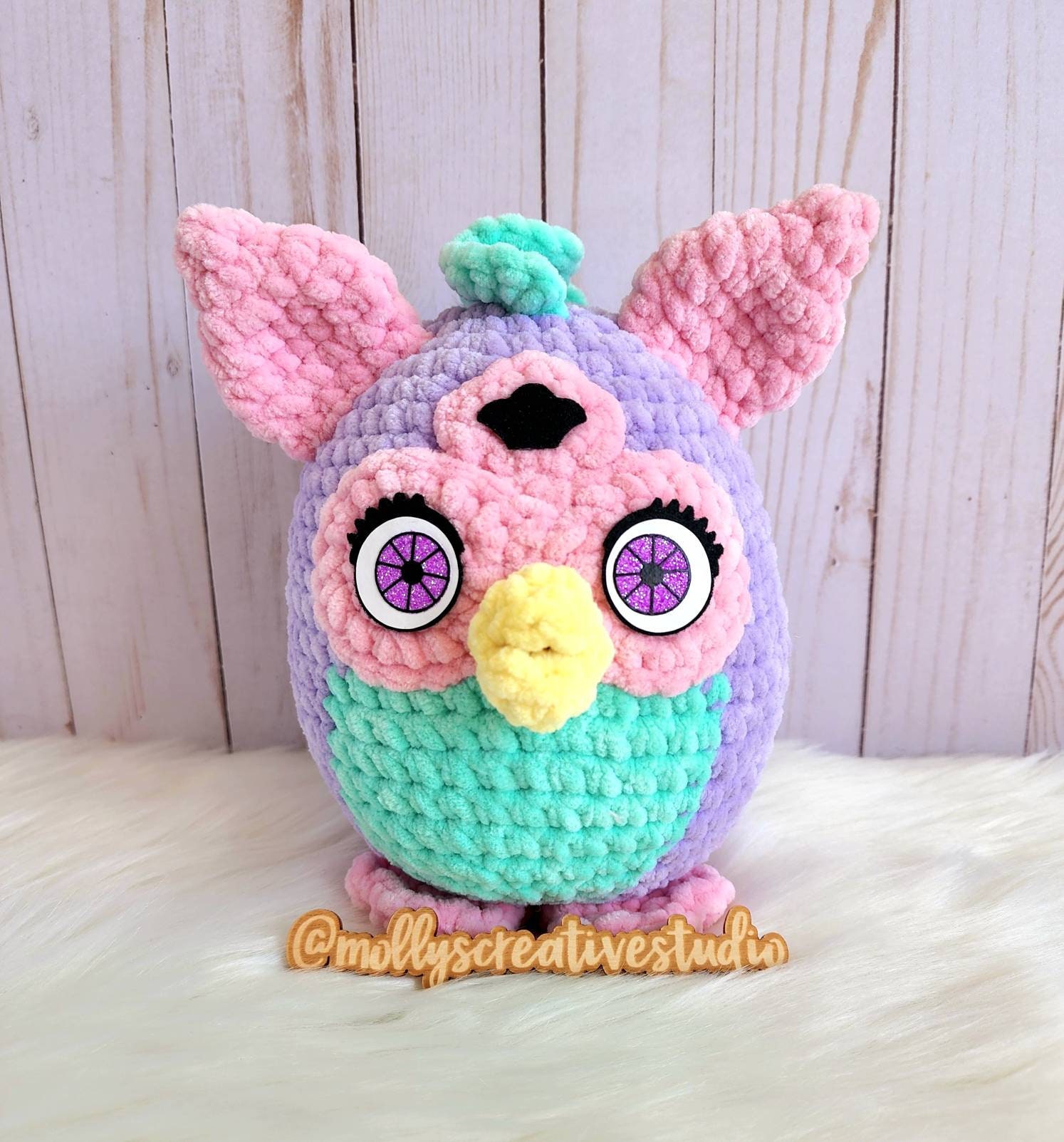 90's Furby Friend Crochet Pattern Etsy