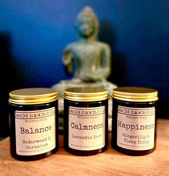 Wellness candle mental health candle Handmade scented Soy wax Etsy