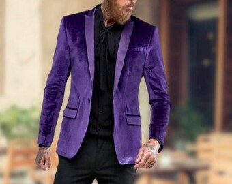 plum velvet jacket