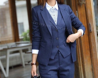 3 Piece Suit Etsy