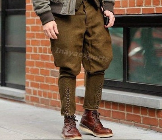 Men Breeches Pants Victorian Polo 