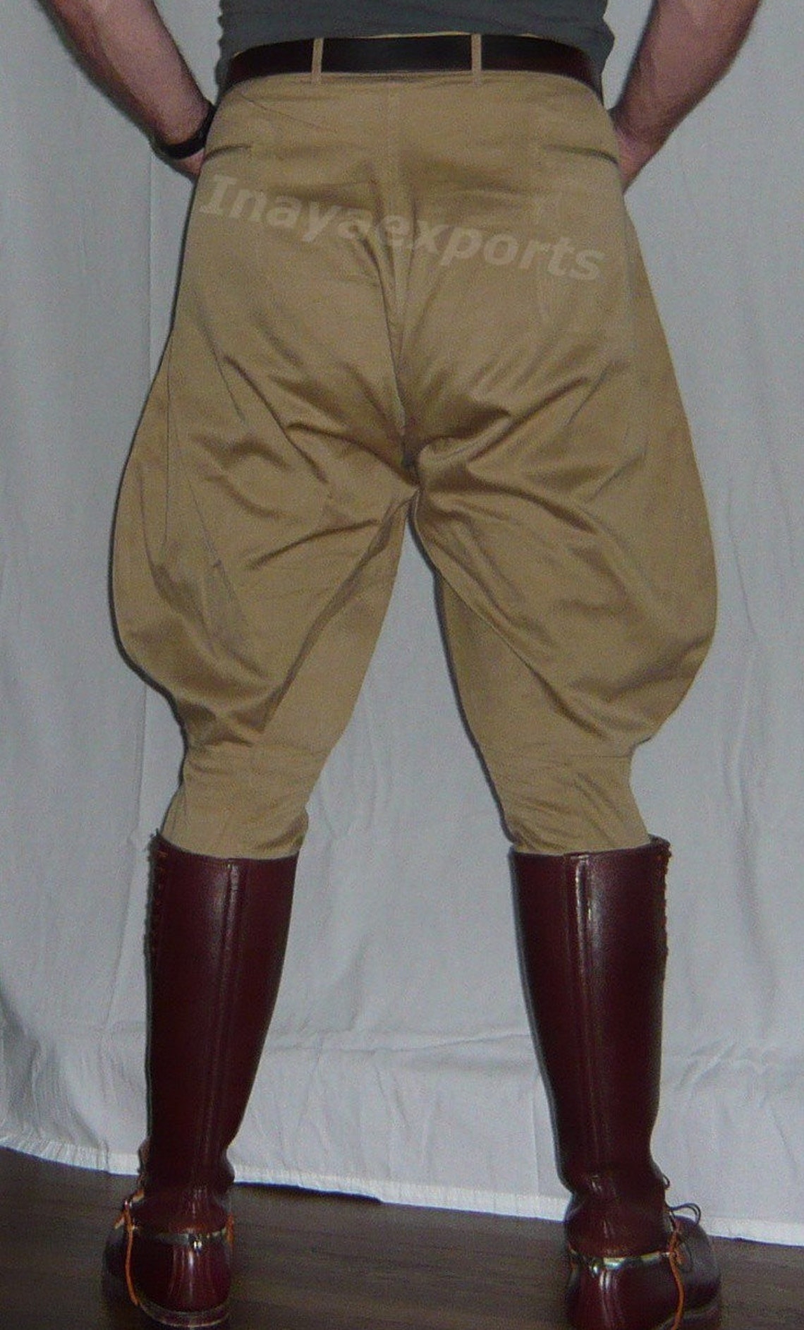 Men Stylish Victorian Polo Breeches Jodhpuri Pant Horseback Etsy