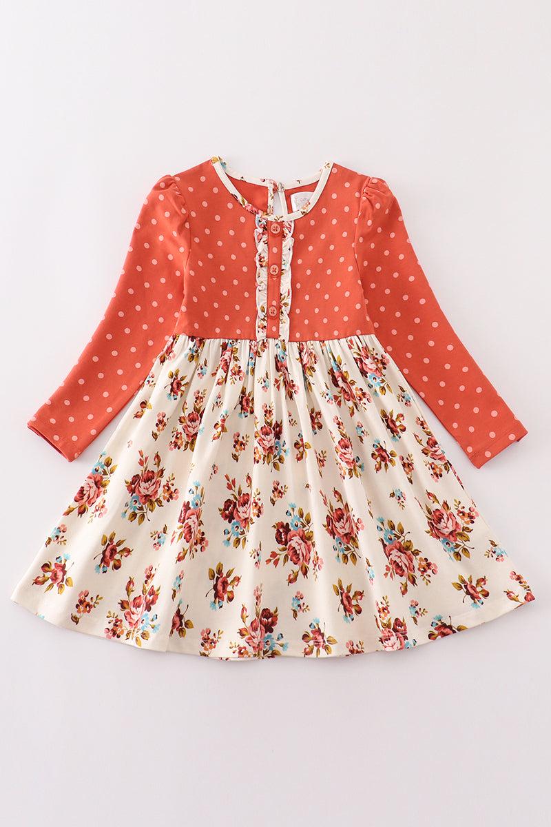 cute fall boutique dresses Walk Away With Me Pink Floral Dress – Shop the Mint main image 0