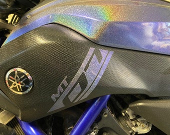 2x MT07 stickers / luchtinlaat / Yamaha
