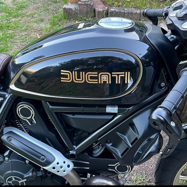 2x Ducati Vintage Aufkleber Felge