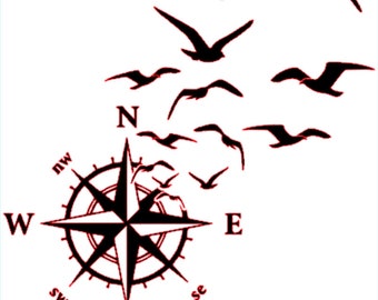 Camper/Sticker/Stuurwiel/Haven/Boot/Zee/Kust/Auto Sticker