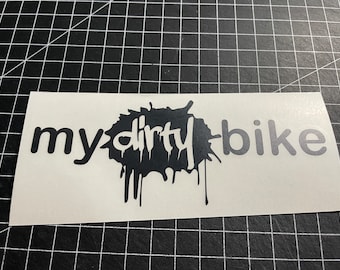 mi bicicleta sucia Pegatina bicicleta