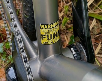 2x Gravel racefiets fietsstickers 34 mm x 34 mm