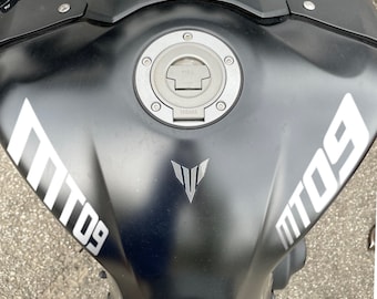 2x MT09 Stickers 2021 - Tankstickers Styling