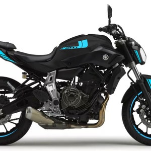 Kit di decorazioni per moto in vinile Yamaha MT07 con rivestimento in pellicola mt-07 2013-2017