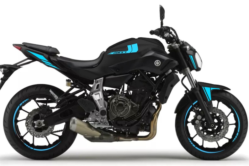 Yamaha MT07 Vinyl Wrap Motorcycle Wrapping Mt-07 Decor Kit 2013-2017 - Etsy