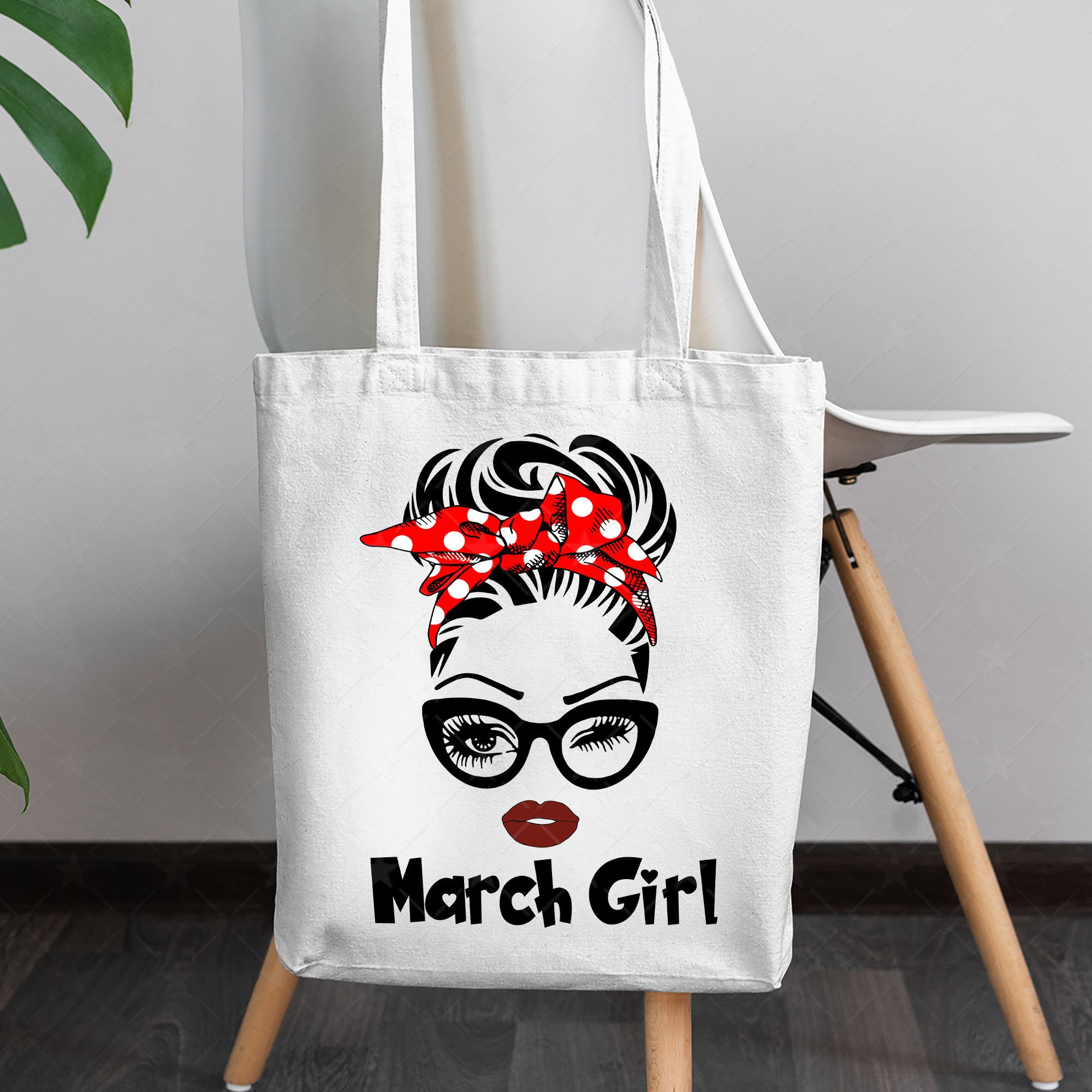Download March Girl svg Girl With Bandana Sexy Face Girl March | Etsy