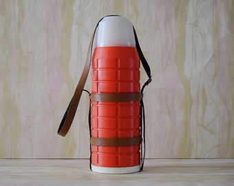 Vintage Thermoskanne, Vakuumthermosflasche, Campingthermoskanne, Warm- / Kaltgetränkeflasche