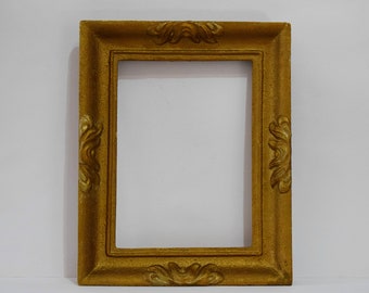Vintage Gold verzierter Holzrahmen Bild, viktorianisches Design