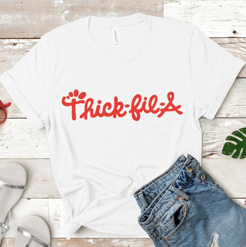 Thick-fil-A Tank Shirt Chick-fil-A Shirt Body Positive | Etsy