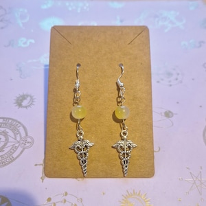 Hermes Devotional Earrings - Hellenic, Pagan, Ancient Greek Jewellery