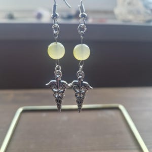 Hermes Devotional Earrings - Hellenic, Pagan, Ancient Greek Jewellery