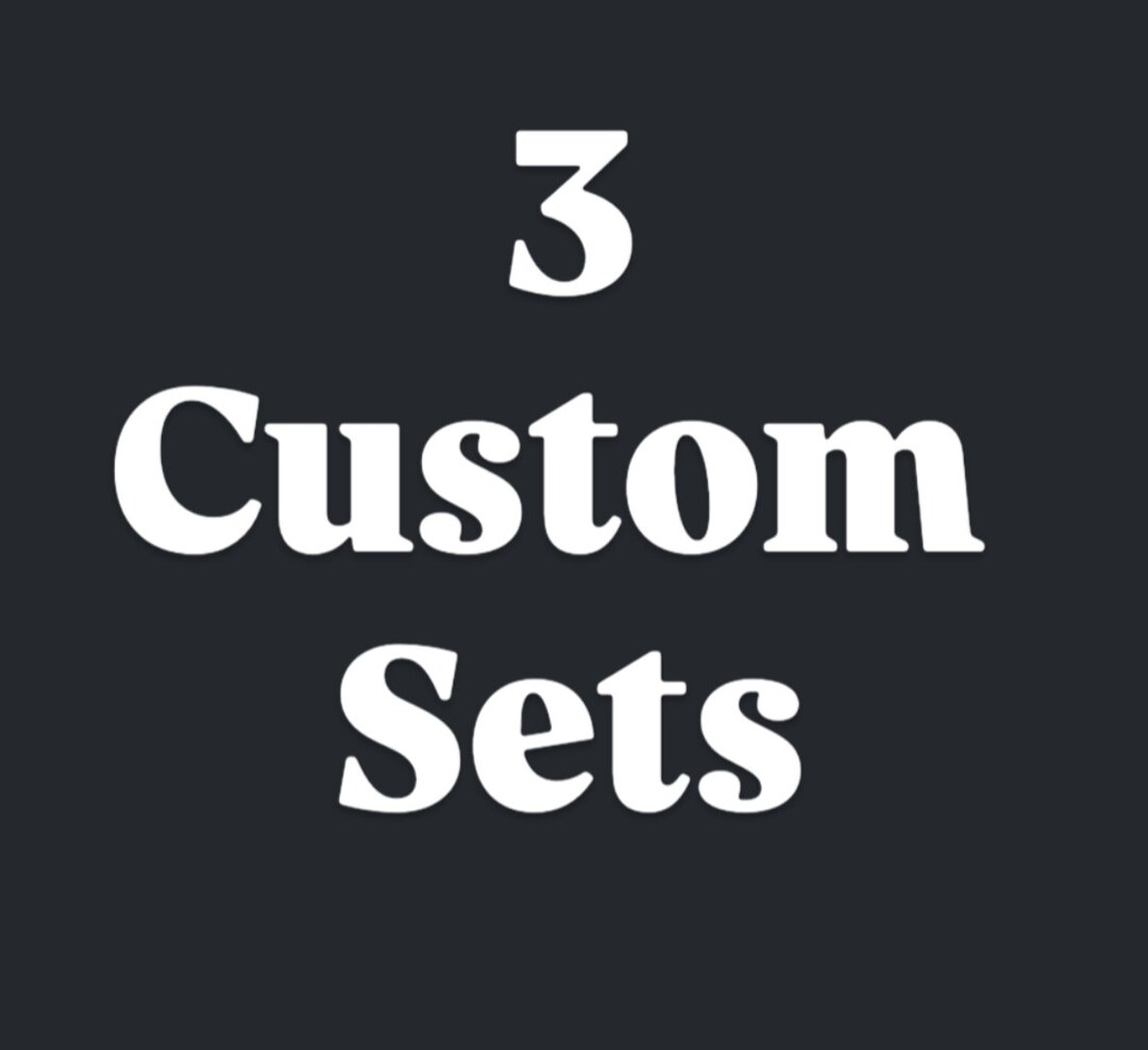 Custom Nail Set 3 Custom Nail Sets - Etsy