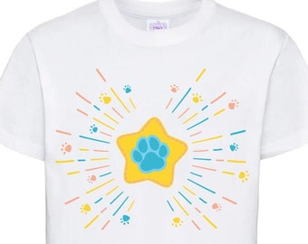 ABDL T-Shirt Adult - Little Star Paws - Paw Print Shirt Agere