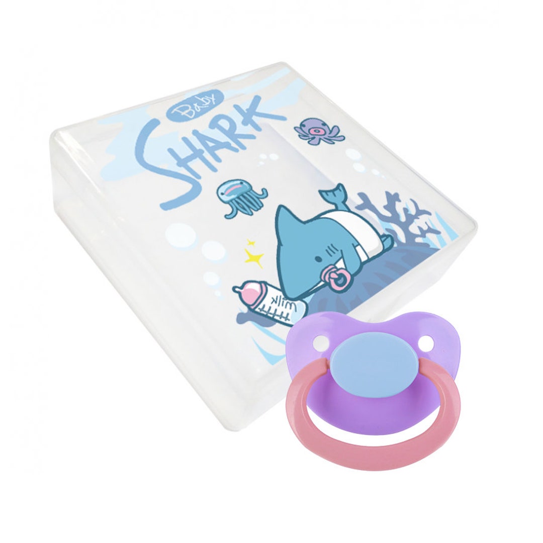 Adult Pacifier Storage Box and ABDL Dummy Baby Shark Etsy