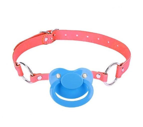 Adult Pacifier Gag Red ABDL Dummy Gag Etsy UK