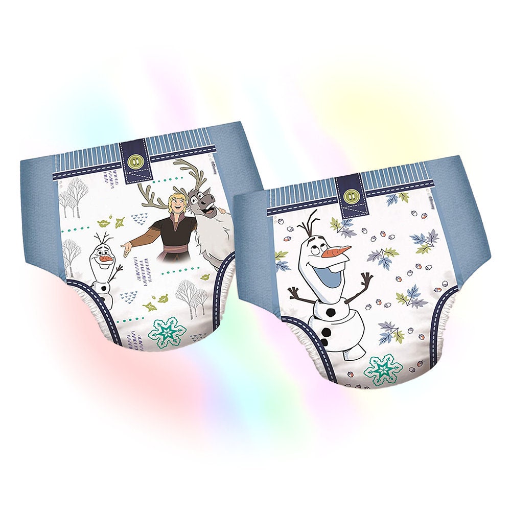 Adult Diaper Modified Baby PullUps Frozen v1 Design ABDL Etsy