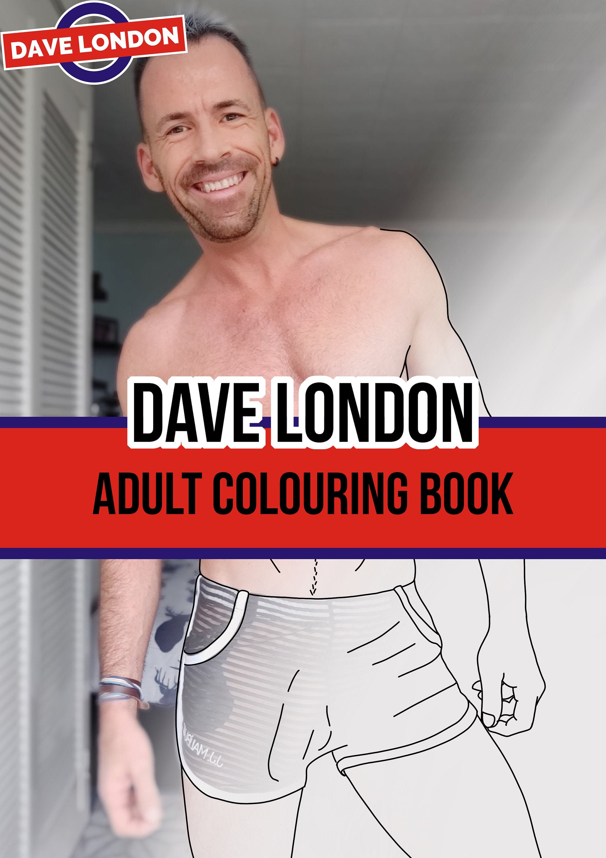 Download Dave London Adult Colouring Book Etsy
