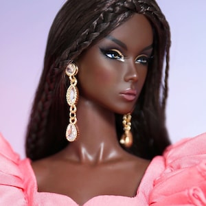 Extended Delicate Teardrop - Doll Earrings for 12” dolls / Integrity Toys / Fashion Royalty / Nuface / Poppy Parker / Muses doll
