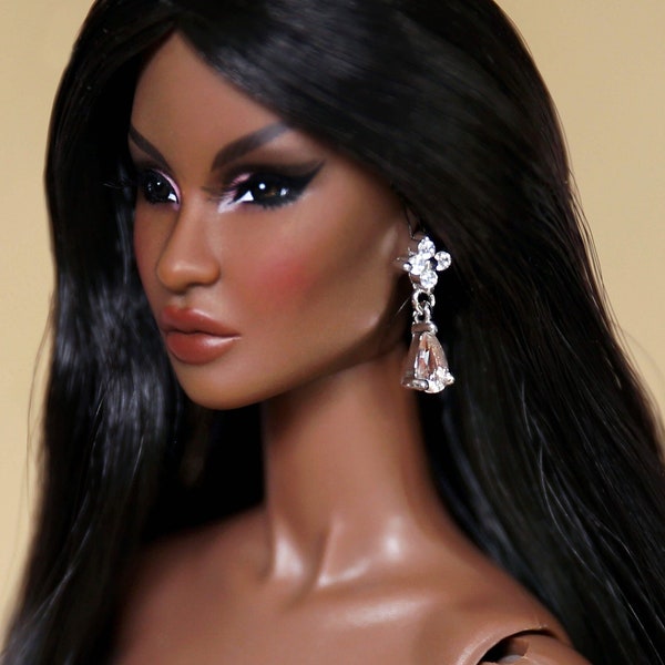 Gleam Drops - Doll Earrings for 12” dolls / Integrity Toys / Fashion Royalty / Nuface / Poppy Parker / Barbie