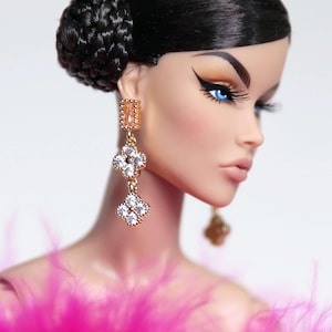 Lucky Charm - Doll Earrings for 12” dolls / Integrity Toys / Fashion Royalty / Nuface / Poppy Parker / Muses doll