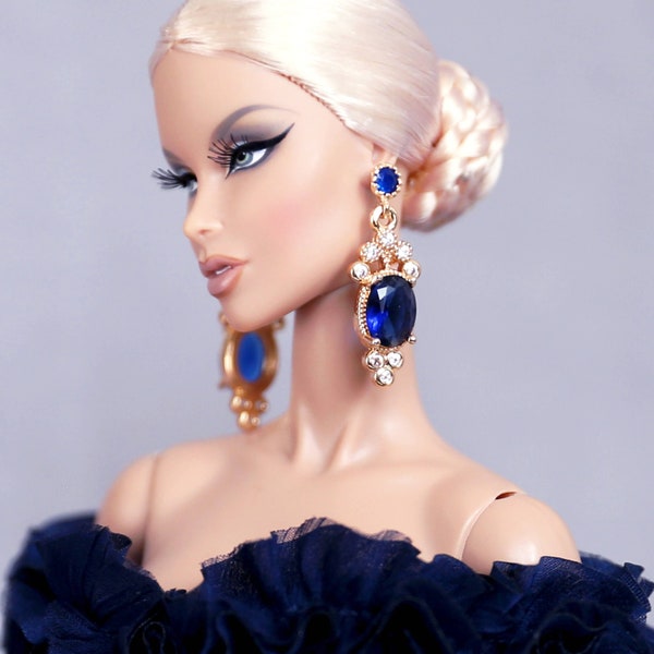 Precious Pendants - Doll Earrings for 12” dolls / Integrity Toys / Fashion Royalty / Nuface / Poppy Parker / Barbie / Silkstone