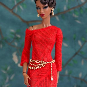 Regal Rein - Doll Chain Belt for 12” dolls / Integrity Toys / Fashion Royalty / Nuface / Poppy Parker / Muses doll
