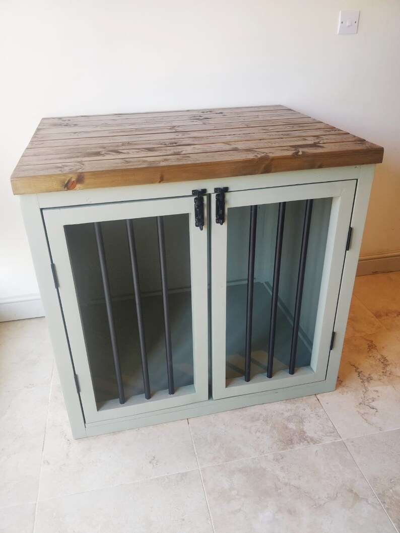 Handmade Bespoke Wooden Dog Crates and Dog Crate Furniture Etsy UK