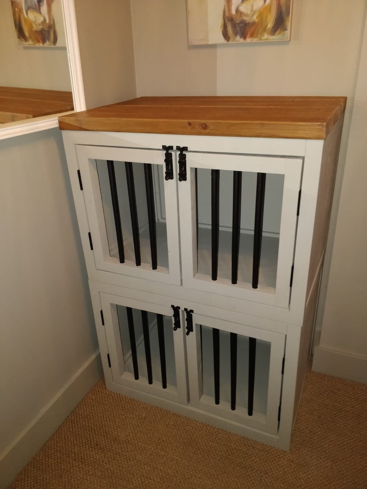 Handmade Bespoke Wooden Dog Crates and Dog Crate Furniture Etsy