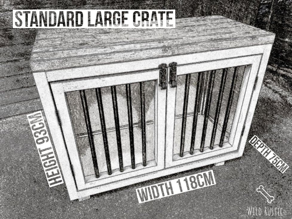 Handmade Bespoke Wooden Dog Crates and Dog Crate Furniture Etsy