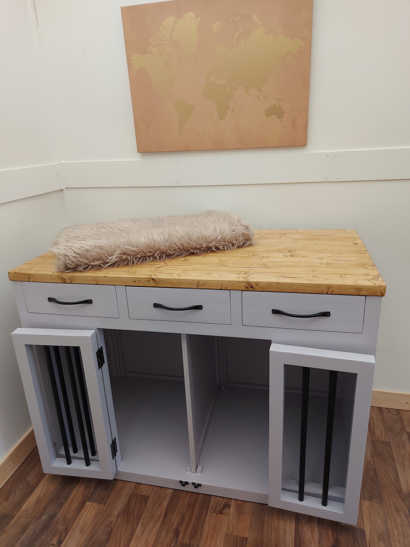 Wooden Handmade Dog Crates With Drawers or Storage Etsy UK