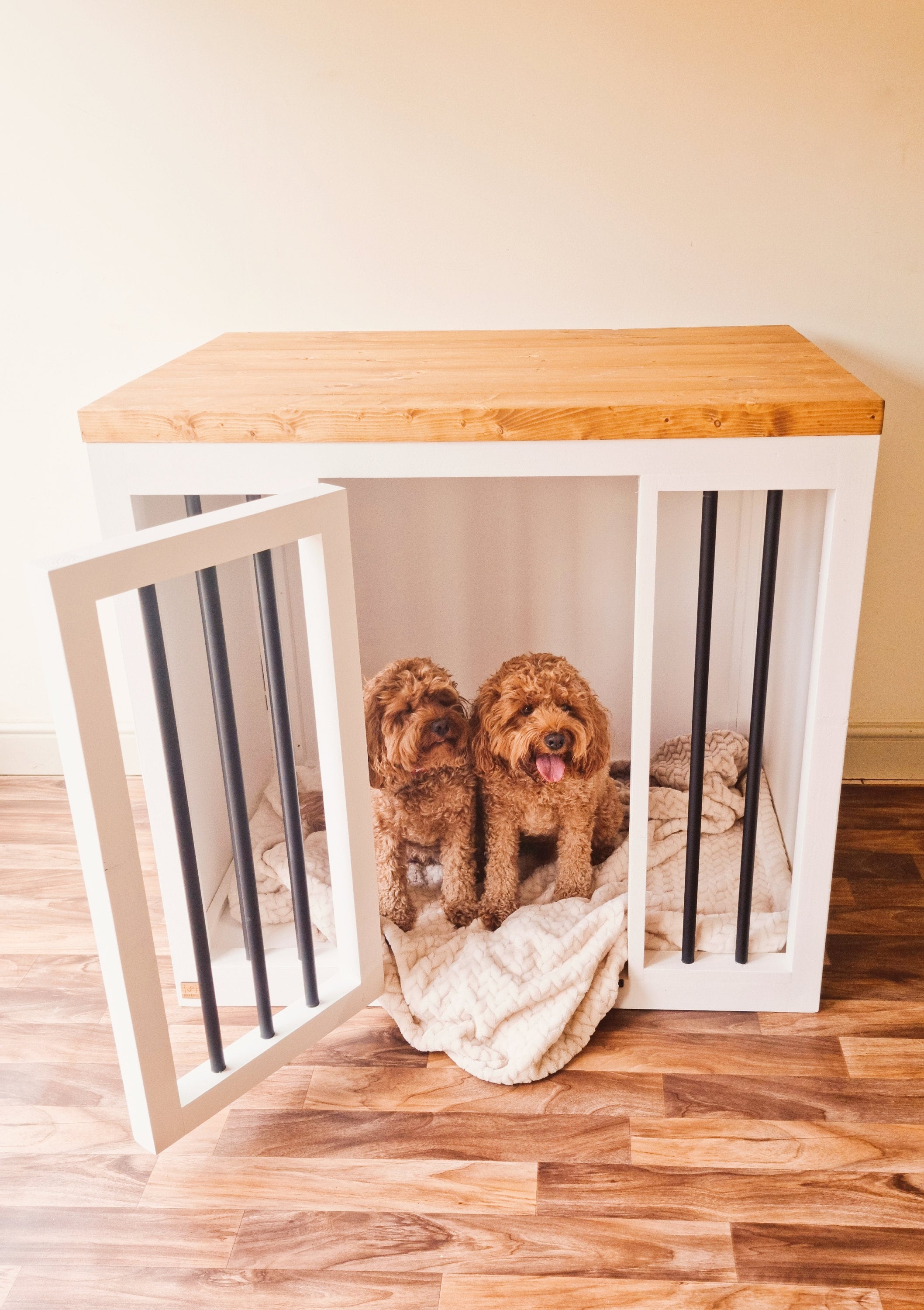 Handmade Bespoke Wooden Dog Crates and Dog Crate Furniture Etsy UK