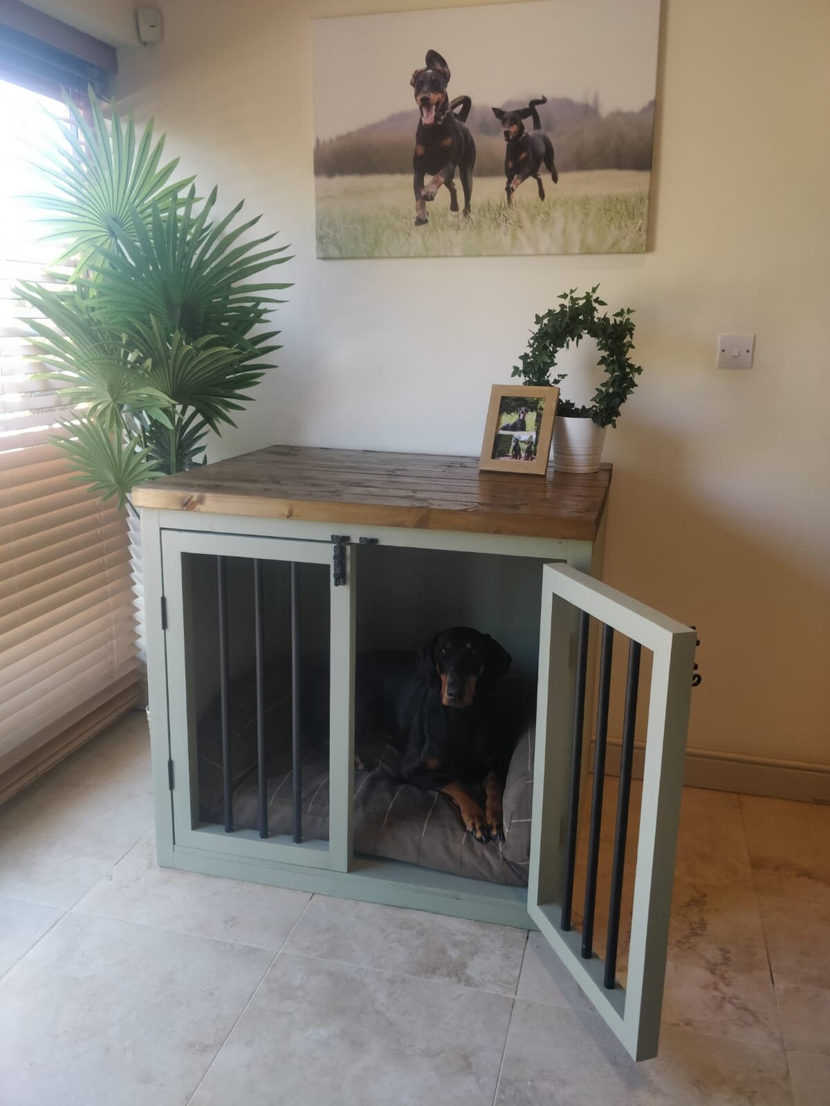 Handmade Bespoke Wooden Dog Crates and Dog Crate Furniture Etsy