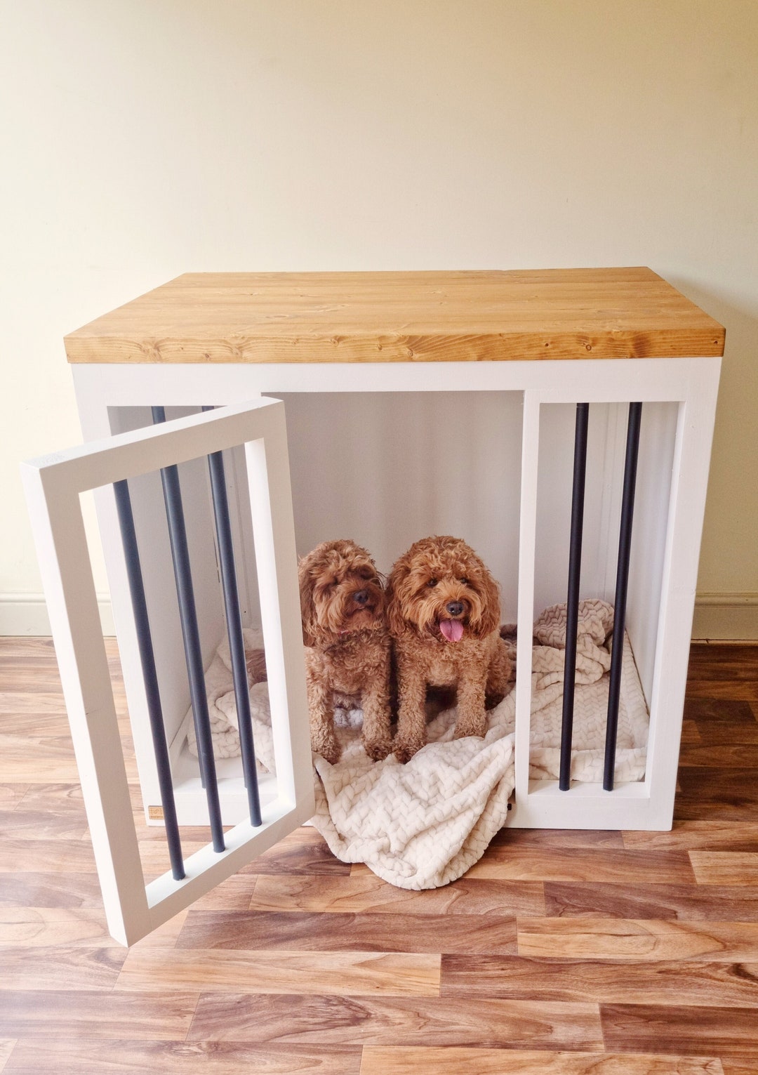 Wooden Dog Crate and Dog Crate Furniture Etsy UK