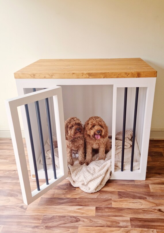 Wooden Dog Crate and Dog Crate Furniture Etsy