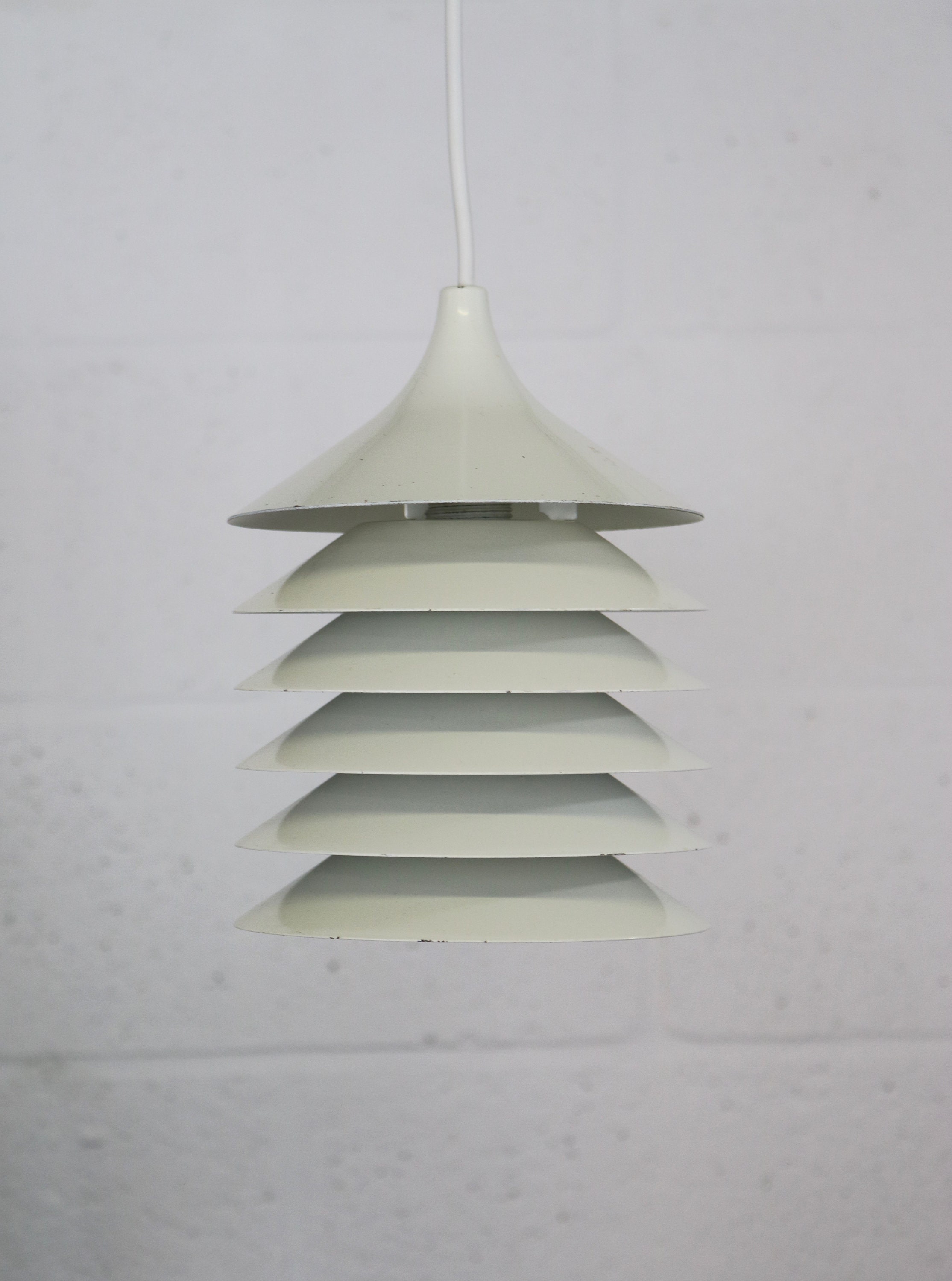 Vintage IKEA Lamp: White Duett T202, Bent Gantzel Boysen