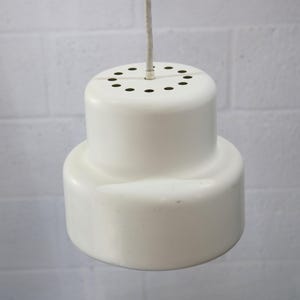 Jo Hammerborg Mini Poker Lamp: White Fog & Morup Pendant, 1960s Danish Modern