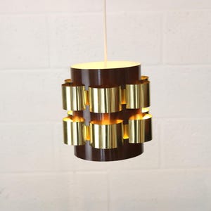 classic mid-century pendant lamp ***  Werner Schou *** Coronell Elektro *** Denmark 1960