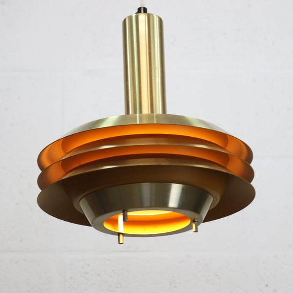 Vintage Lyskaer Belysning Lamp: Danish Space Age Design, Model 705