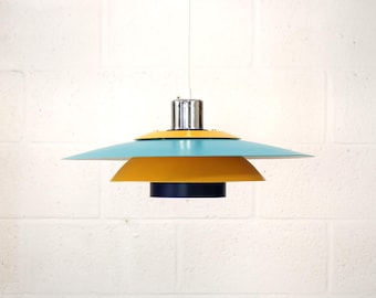 Wonderful Danish green colored design lamp by Dana Light, model