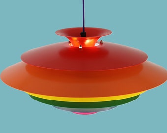 XL Unique Rainbow Colored Ceiling Lamps By Formlight - Model 52580