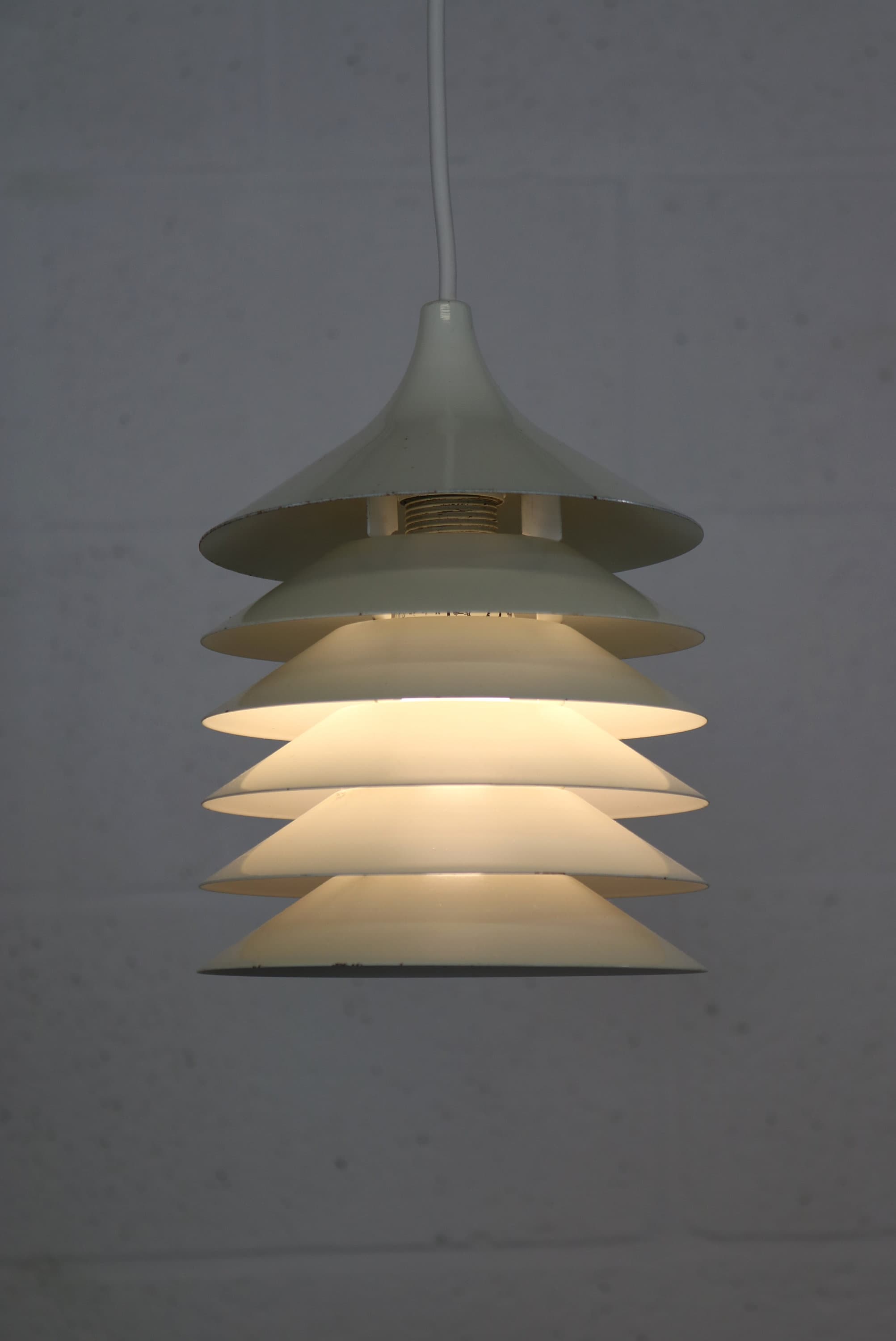 Vintage IKEA Lamp: White Duett T202, Bent Gantzel Boysen