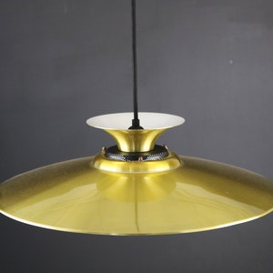 Nice XLgolden Danish design lamp Messing ceiling lamp 1970's Denmark image 5